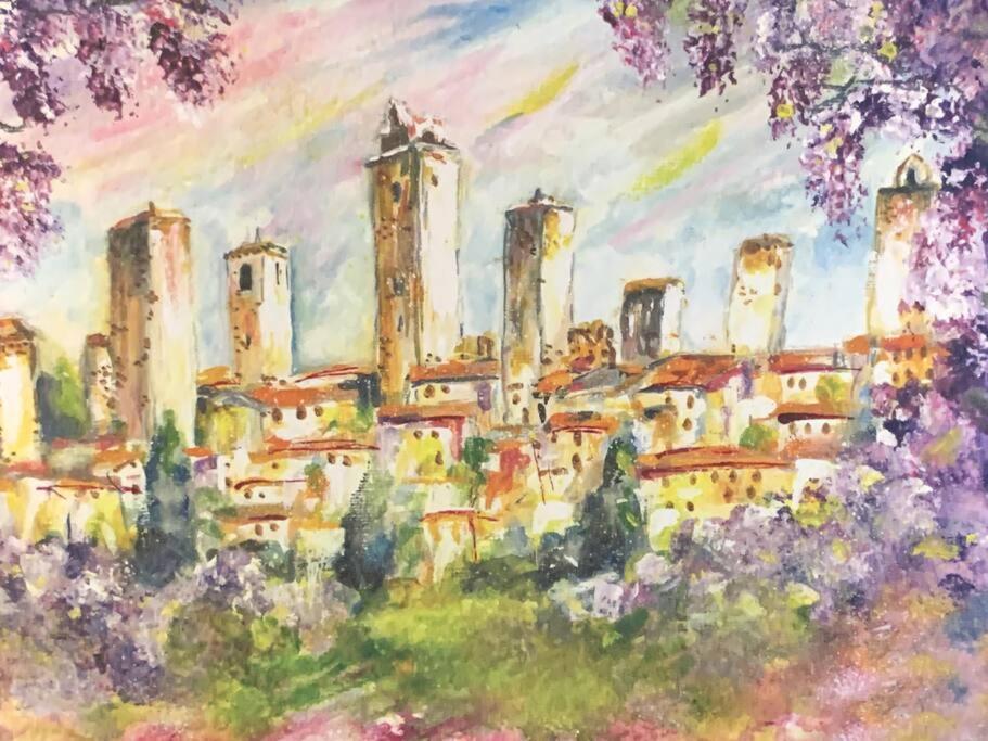 Lovely 2 Bedroom In San Gimignano Historic Center 외부 사진